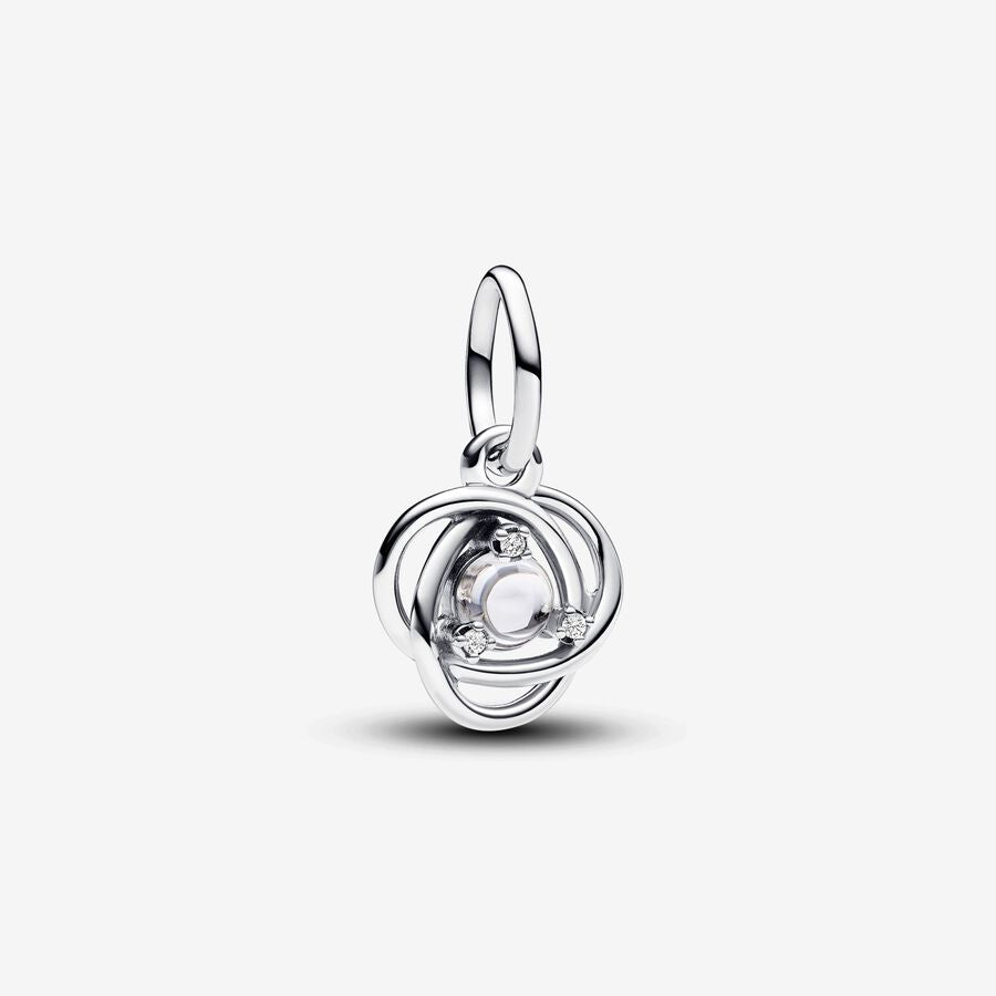 Pandora Clear Eternity Circle Dangle Charm