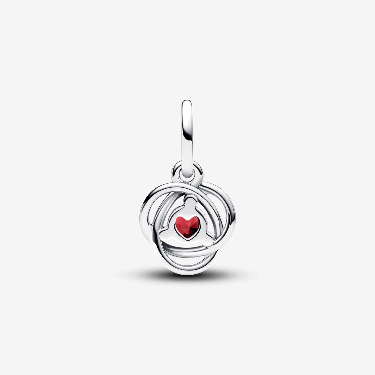 Pandora True Red Eternity Circle Dangle Charm