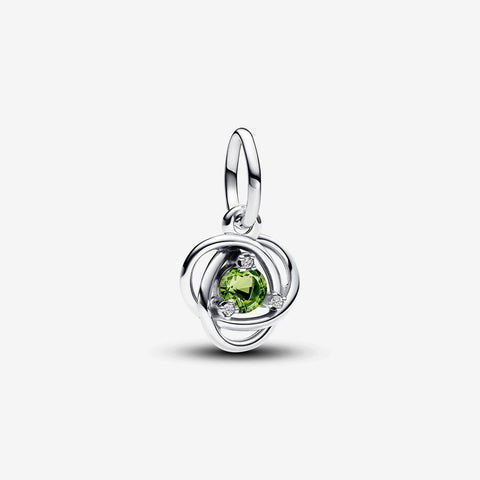 Pandora Spring Green Eternity Circle Dangle Charm