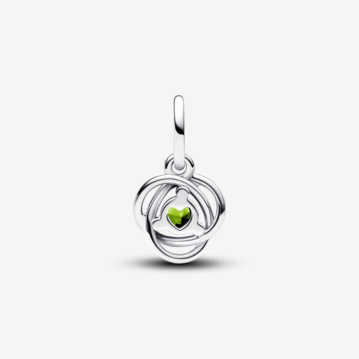 Pandora Spring Green Eternity Circle Dangle Charm