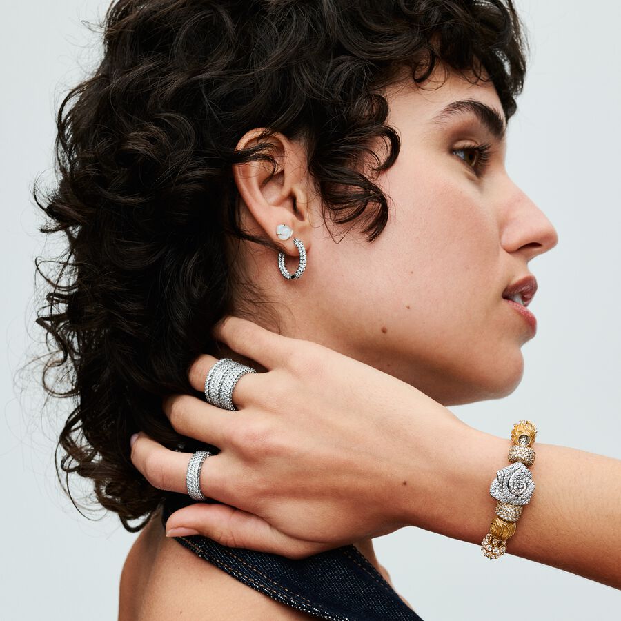 Pandora Yellow Rose in Bloom Charm