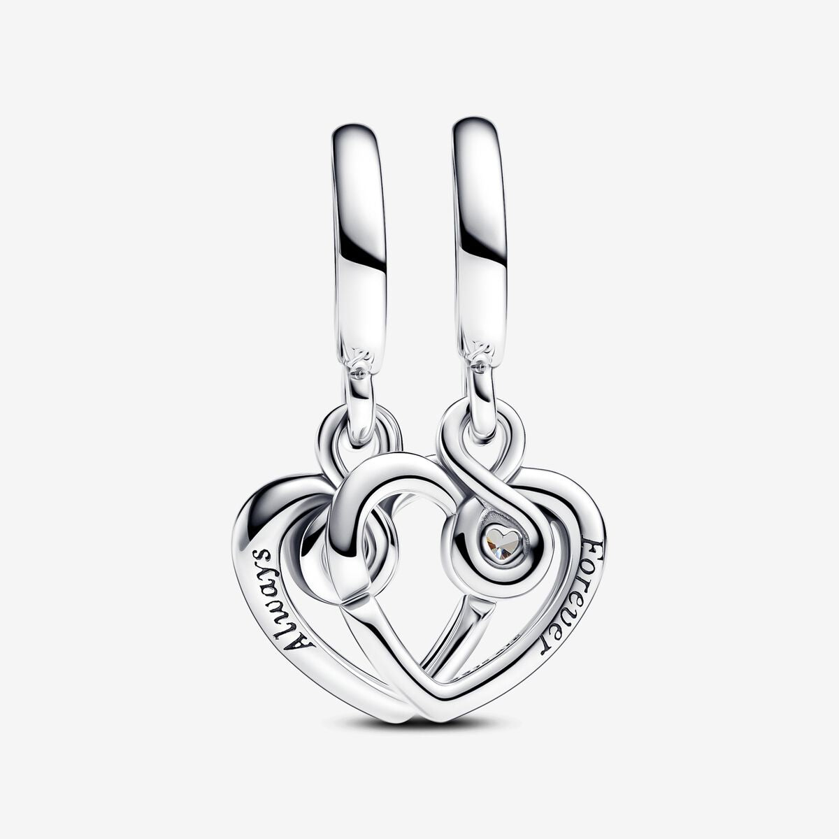 Pandora Forever &amp; Always Splittable Dangle Charm