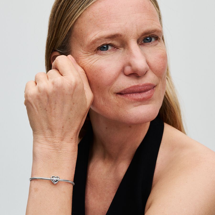 Pandora Openwork Mum &amp; Heart Charm