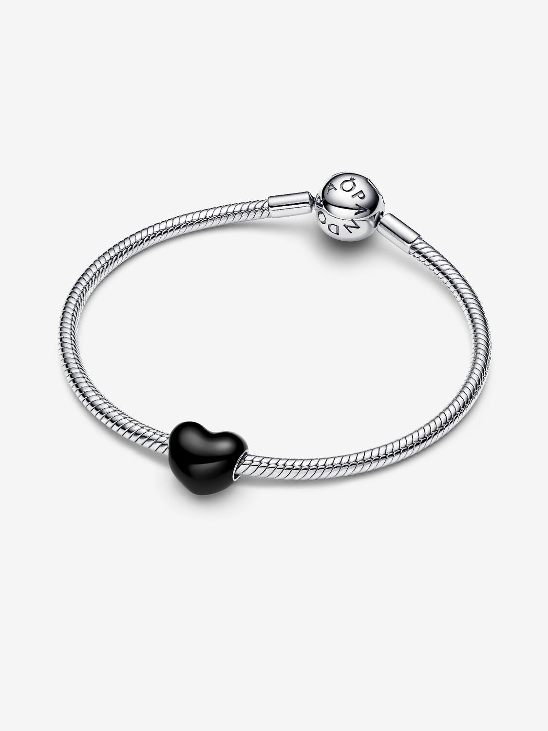 Pandora Black Heart Charm