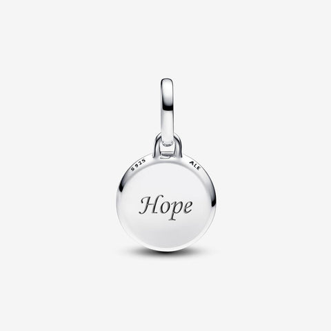 Pandora Red Murano Glass Engravable Mini Medallion Charm