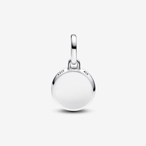 Pandora Red Murano Glass Engravable Mini Medallion Charm