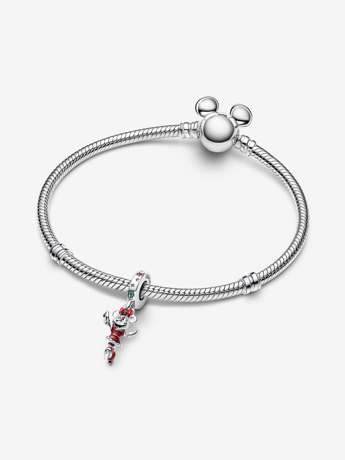 Pandora Minnie Mouse Ice Skating Dangle Charm