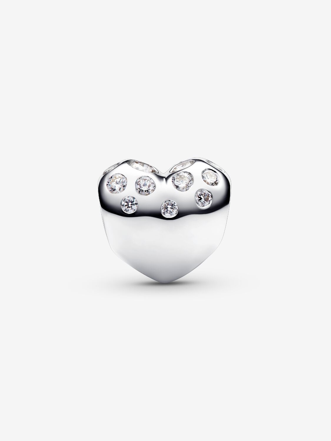 Pandora Sterling Silver Lab-grown Diamond Heart Charm