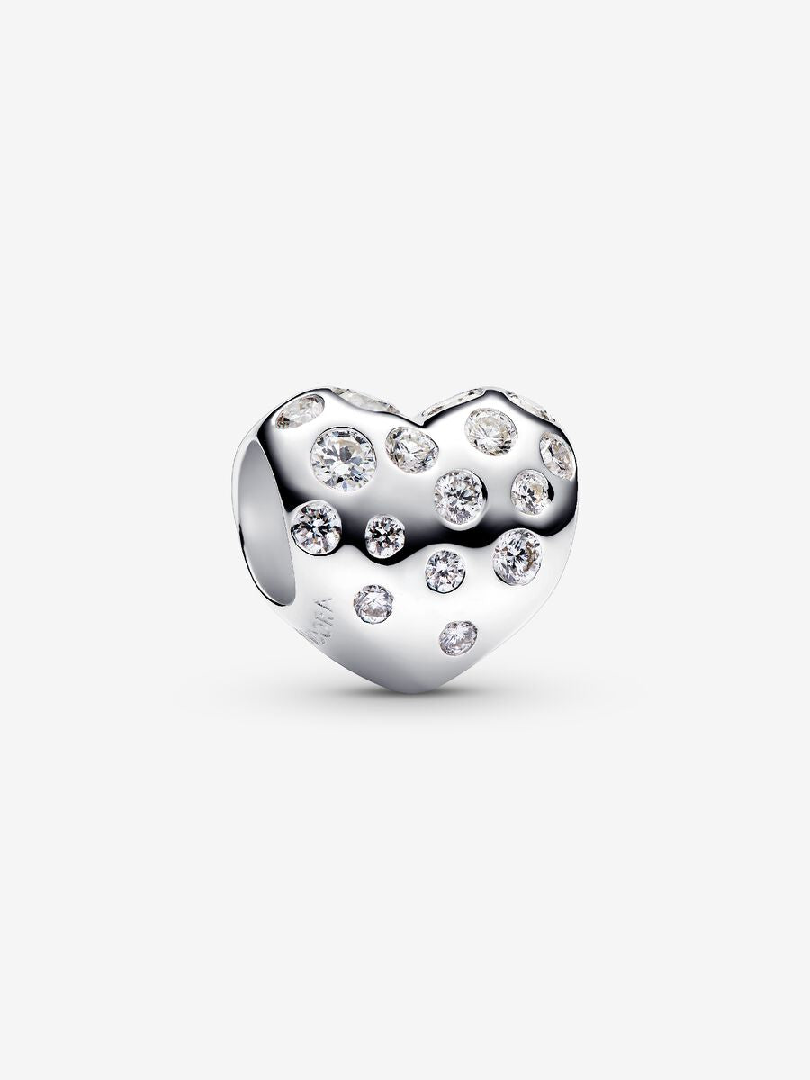 Pandora Sterling Silver Lab-grown Diamond Heart Charm