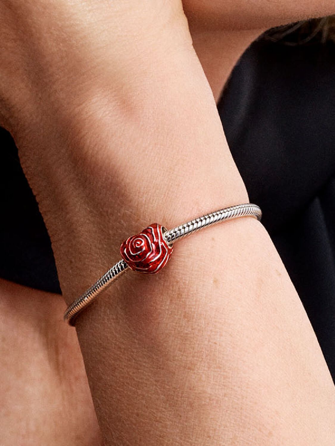 Pandora Rose Heart Charm