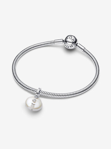 Pandora Treated Freshwater Cultured Baroque Pearl Mom Dangle Charm