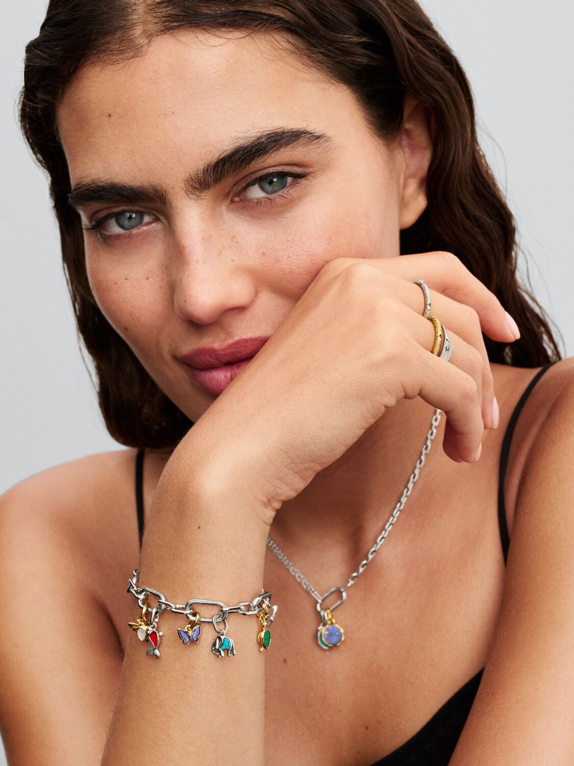 Pandora Red Murano Glass Koi Fish Mini Dangle Charm