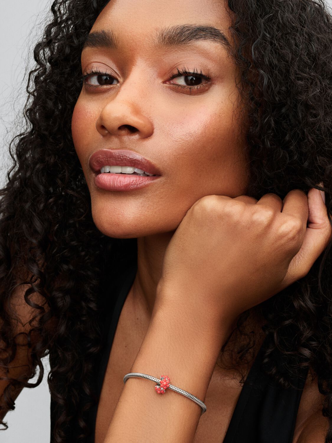 Pandora Coral-colored Ocean Charm