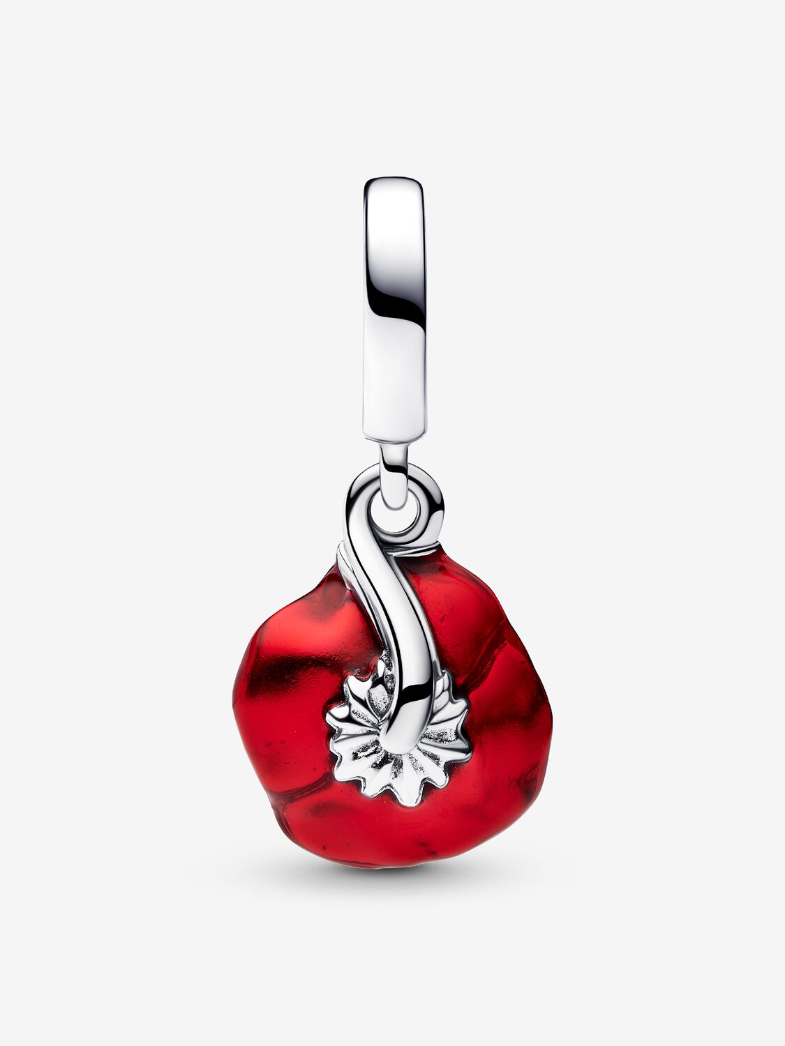 Pandora Red Flower Dangle Charm