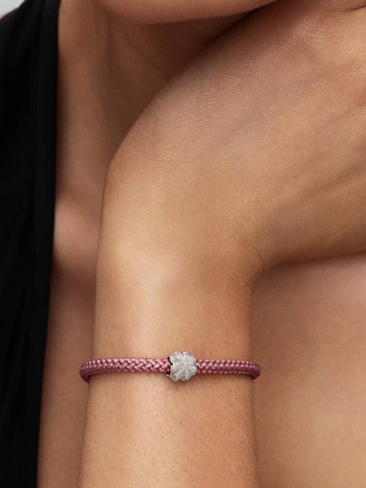 Pandora Textured Clover Mini Charm
