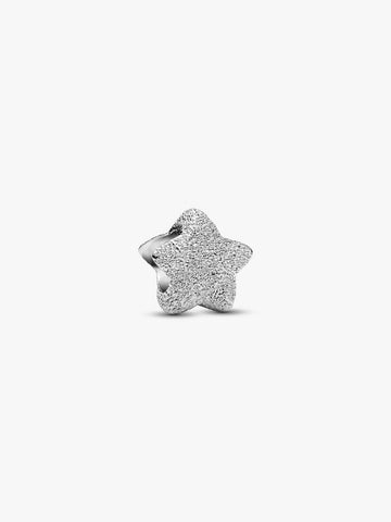 Pandora Sterling Silver Textured Star Mini Charm