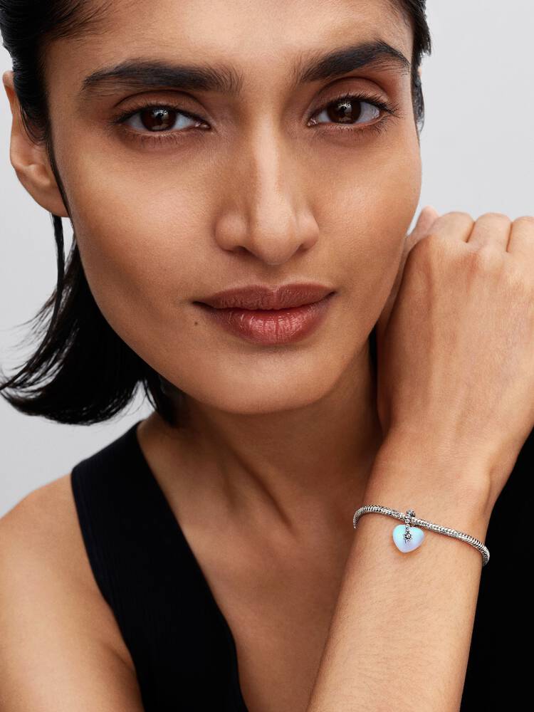 Pandora Shooting Star &amp; Heart Dangle Charm