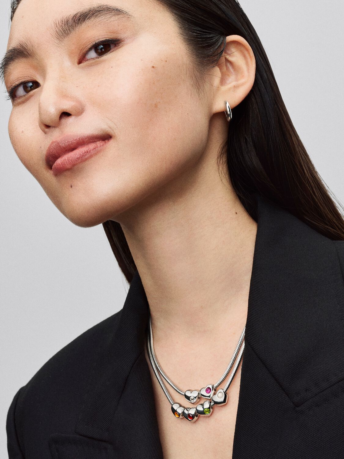 Pandora Engravable Honey Stone Heart Charm