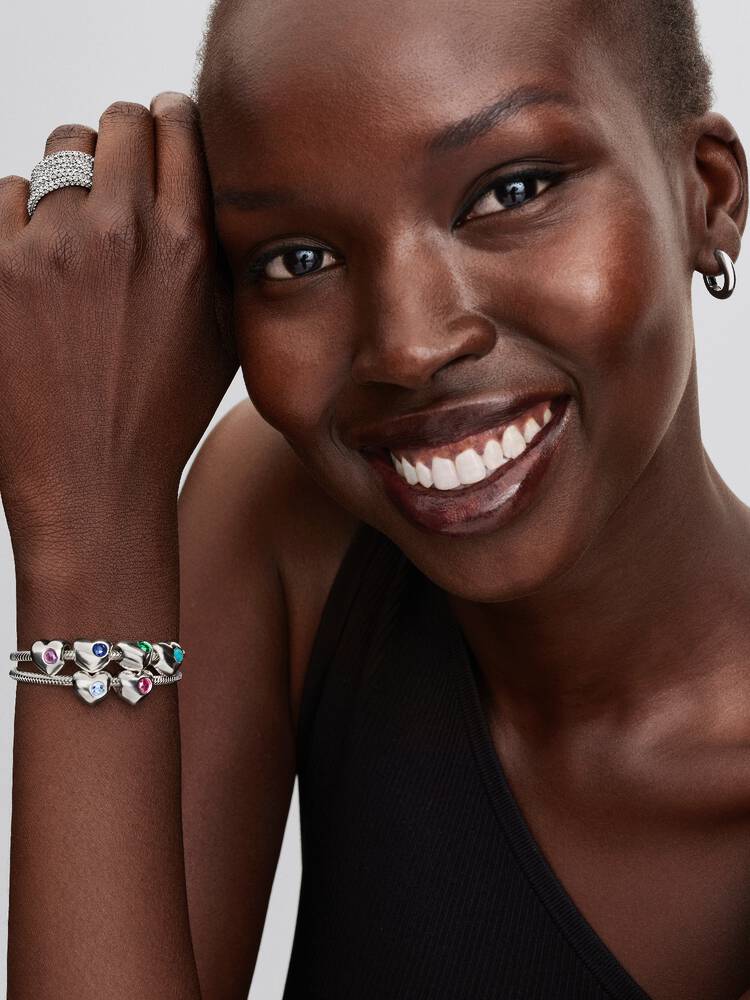 Pandora Engravable December Turquoise Blue Stone Heart Charm