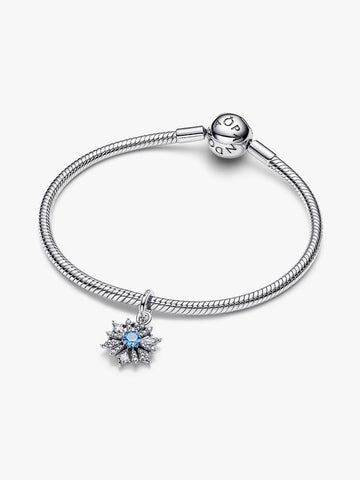 Pandora Disney Frozen Queen Elsa Snowflake Dangle Charm