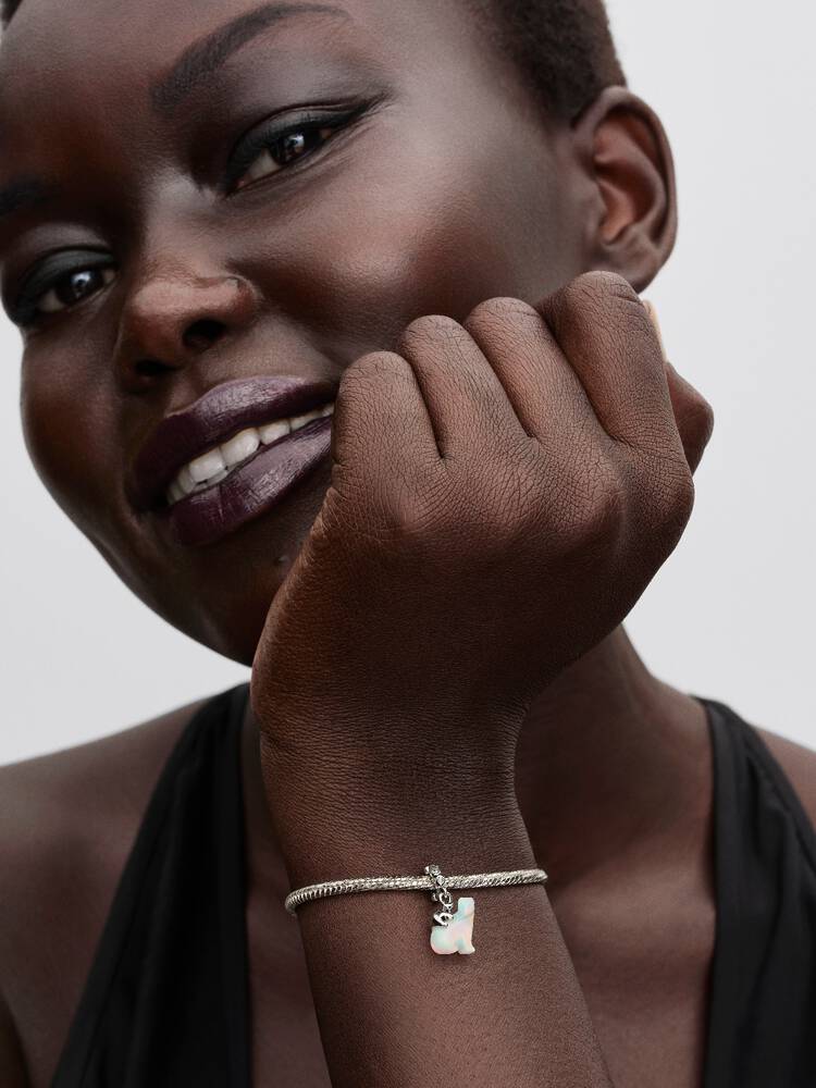 Pandora Polar Bear Mother &amp; Cub Dangle Charm