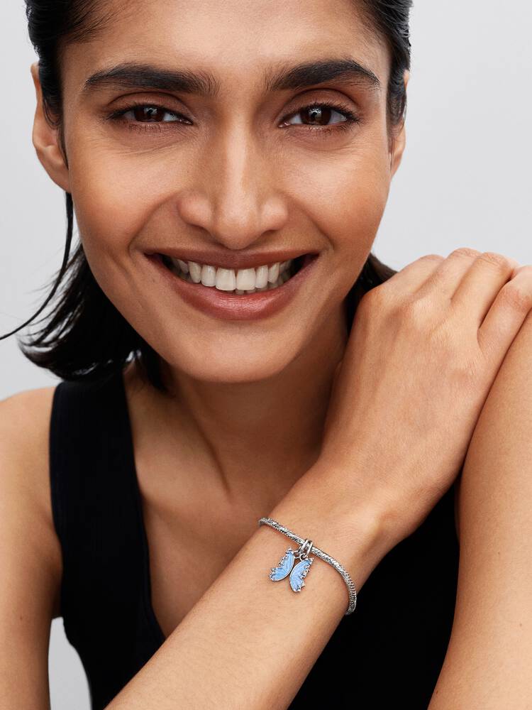 Pandora Splittable Butterfly Dangle Charm