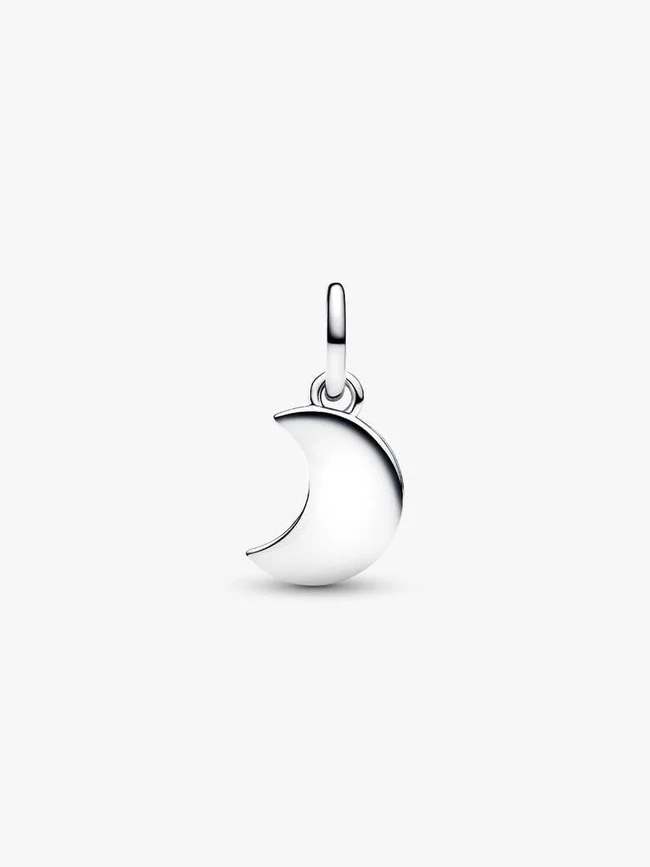 Pandora Crescent Moon Double Dangle Charm