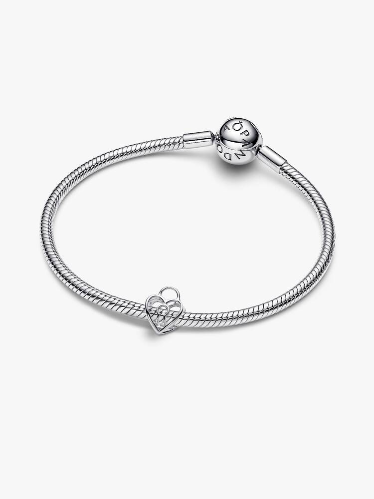 Pandora Openwork Heart Padlock Charm