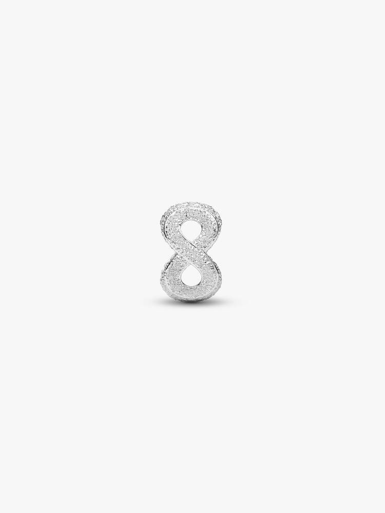 Pandora Textured Infinity Symbol Mini Charm
