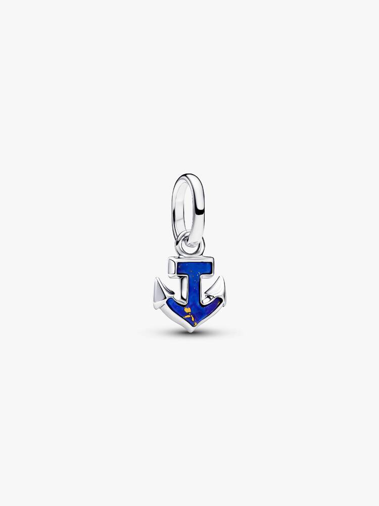 Pandora Blue Anchor Mini Dangle Charm