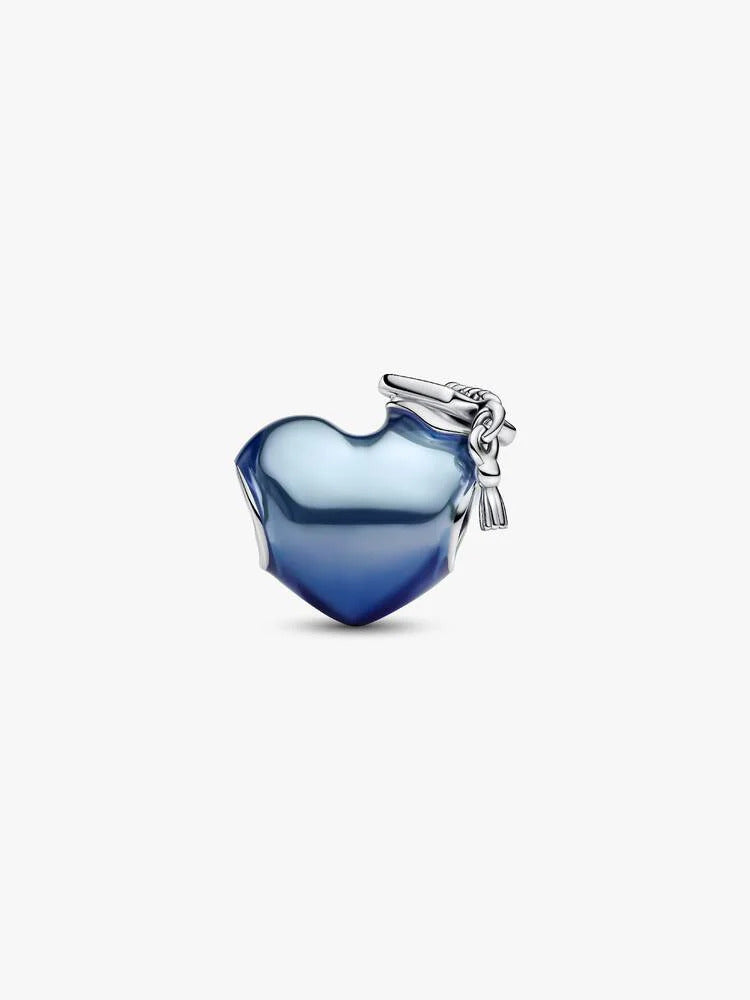 Pandora Graduation 2026 Blue Heart Charm