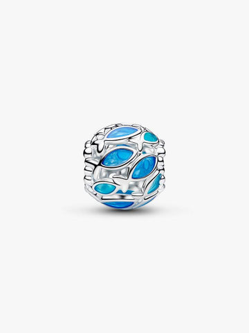 Pandora Sterling silver Openwork Swimming Fish Charm