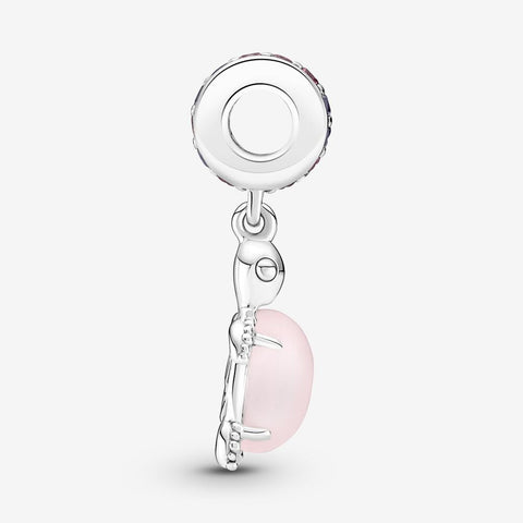 Pandora Murano Glass Pink Sea Turtle Dangle Charm