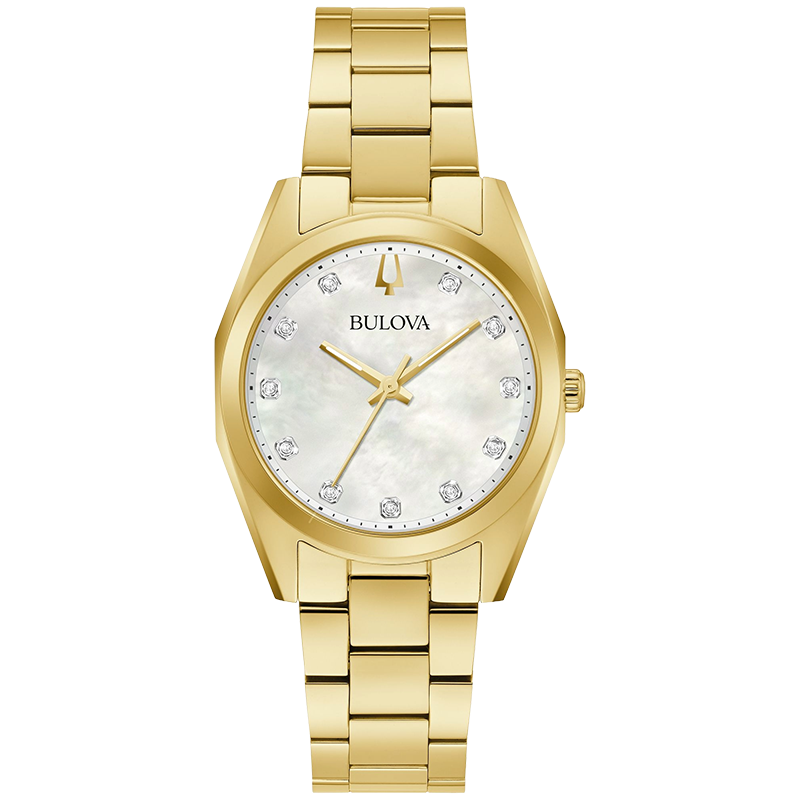 Bulova Surveyor 11 Diamonds Quartz Women's Watch 97P172
