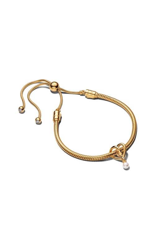 Pandora Golden Heart Bracelet Gift Set