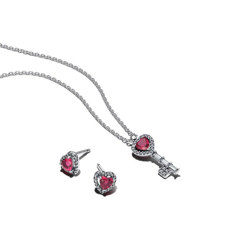 Pandora Elevated Heart Key Jewelry Gift Set