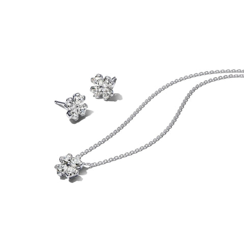 Pandora Timeless Lucky Clover Jewelry Gift Set