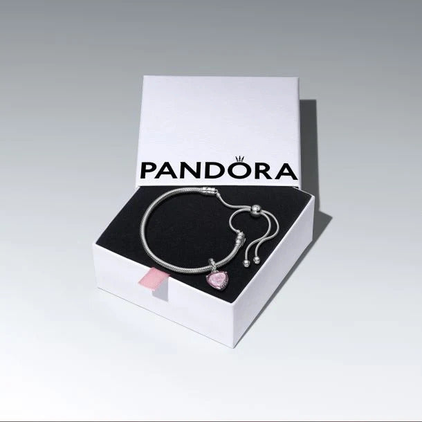 Pandora Pandora Moments silver "I Love You Mom" Bracelet Gift Set