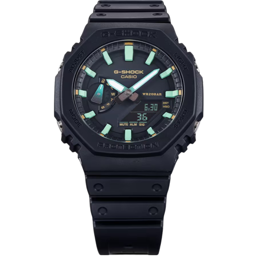 G-Shock Analog-Digital Quartz Unisex Watch GA-2100RC-1ACR