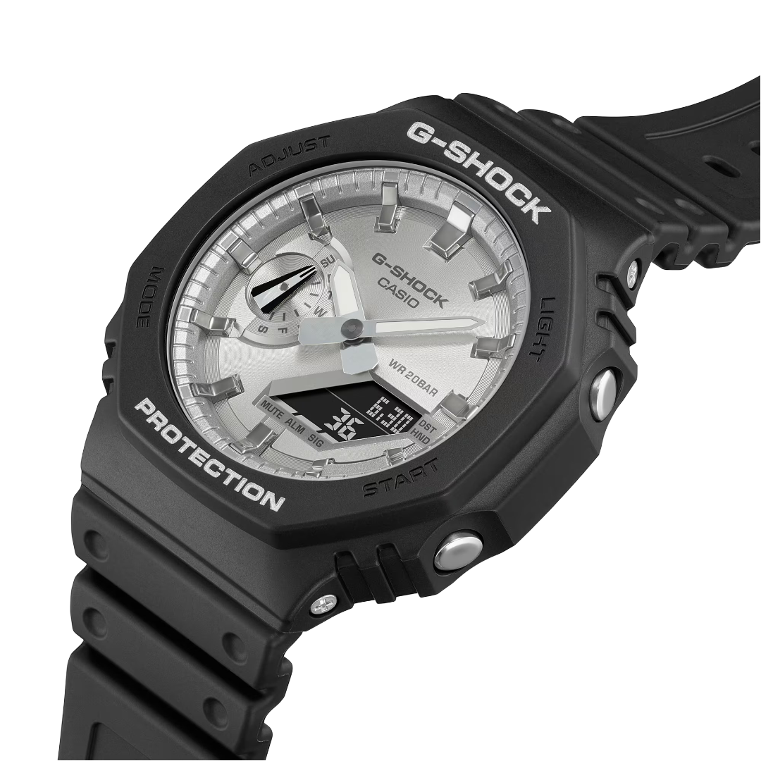 G-Shock Analog-Digital Quartz Unisex Watch GA-2100SB-1ACR