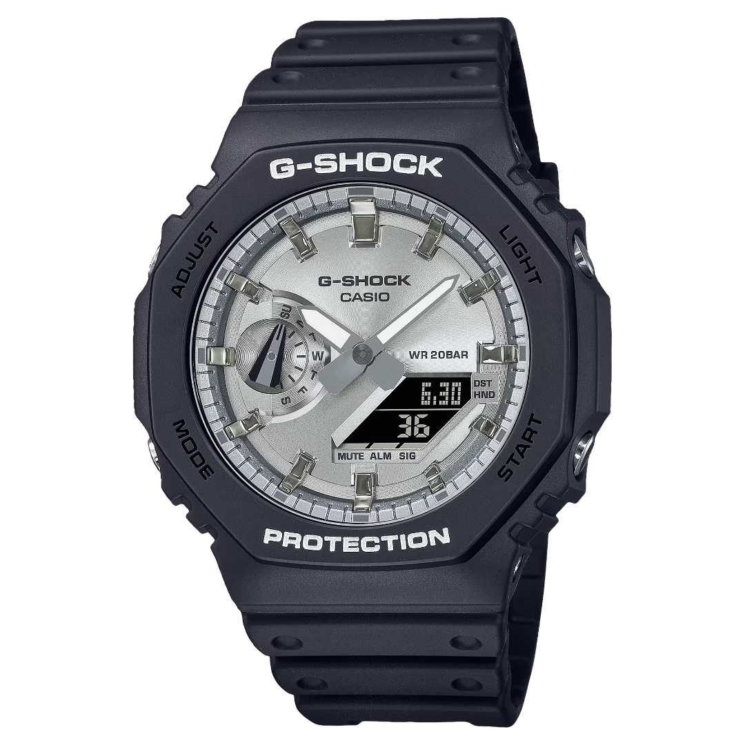 G-Shock Analog-Digital Quartz Unisex Watch GA-2100SB-1ACR