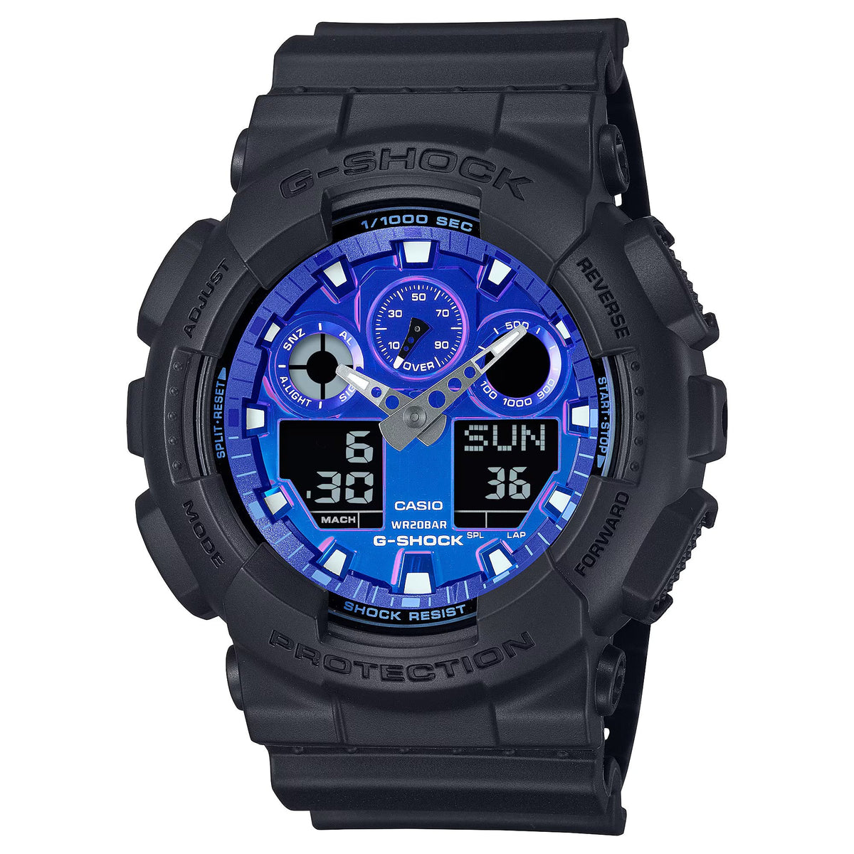 G-Shock ANALOG-DIGITAL GA-100 SERIES Quartz Men&#39;s Watch GA100FL-1A