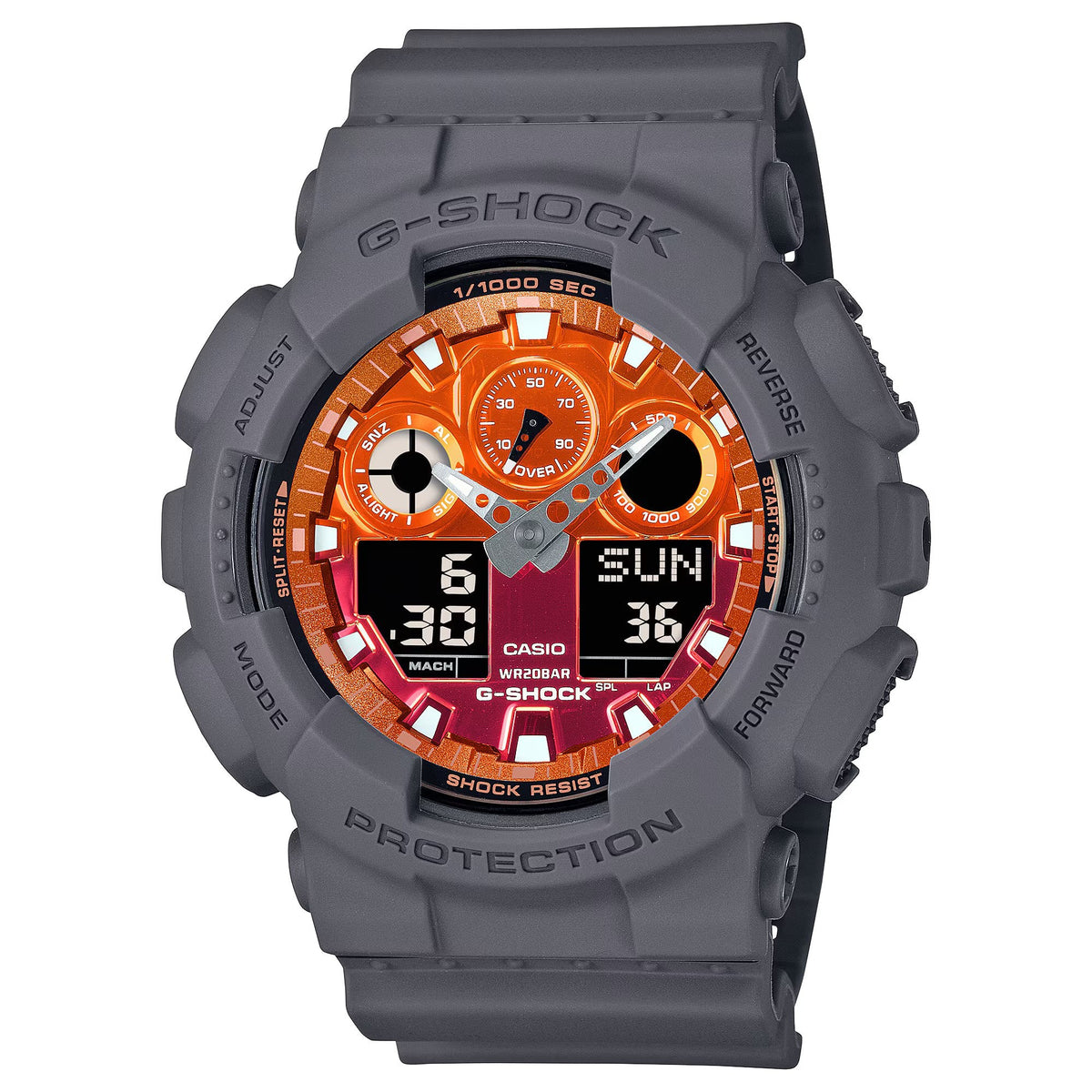 G-Shock ANALOG-DIGITAL GA-100 SERIES Quartz Men&#39;s Watch GA100FL-8A