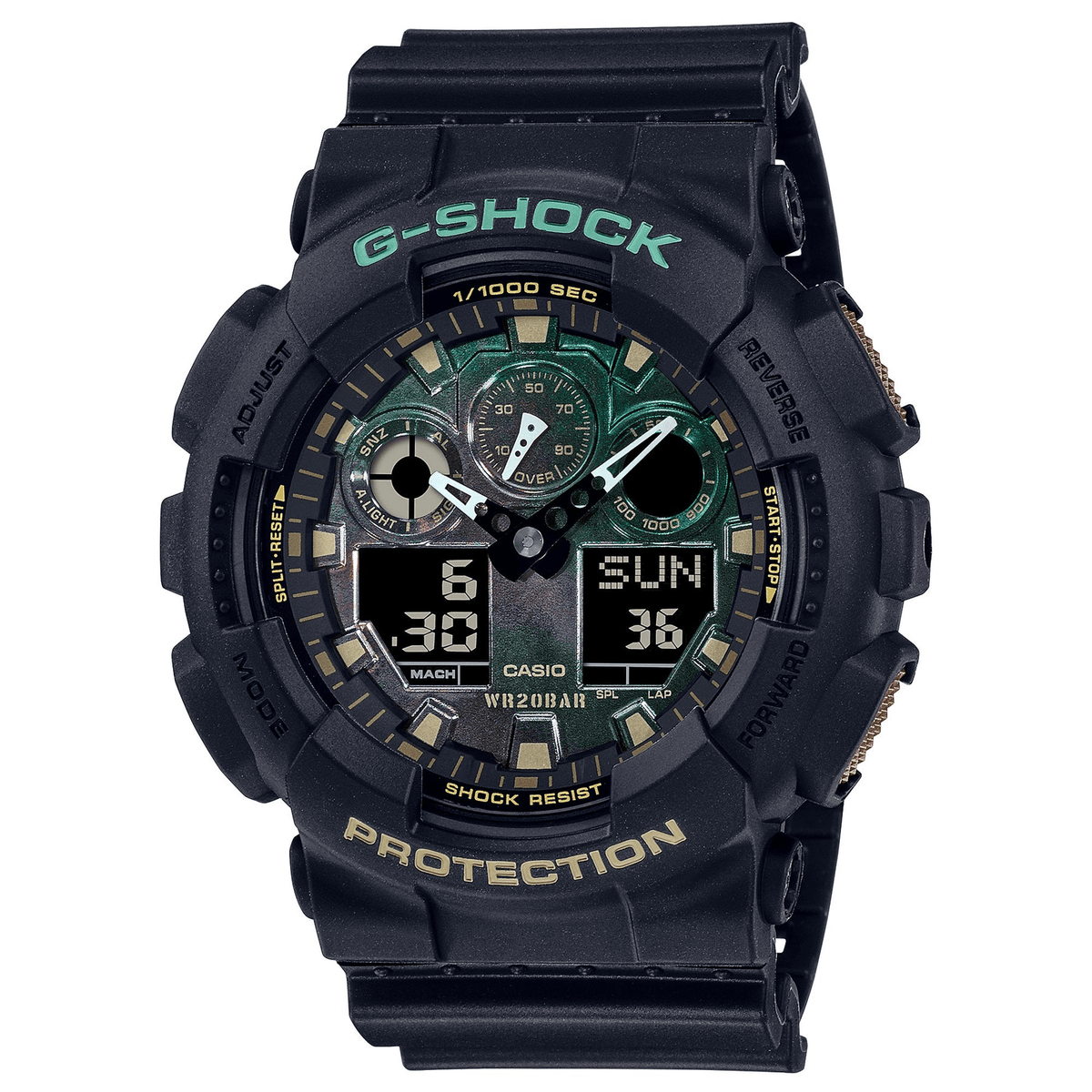 G-Shock Analog-Digital GA-100 SERIES Quartz Men&#39;s Watch GA100RC-1A