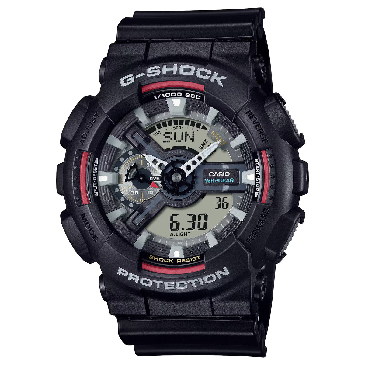 G-Shock ANALOG-DIGITAL 110 Series Quartz Men&#39;s Watch GA110RL-1A