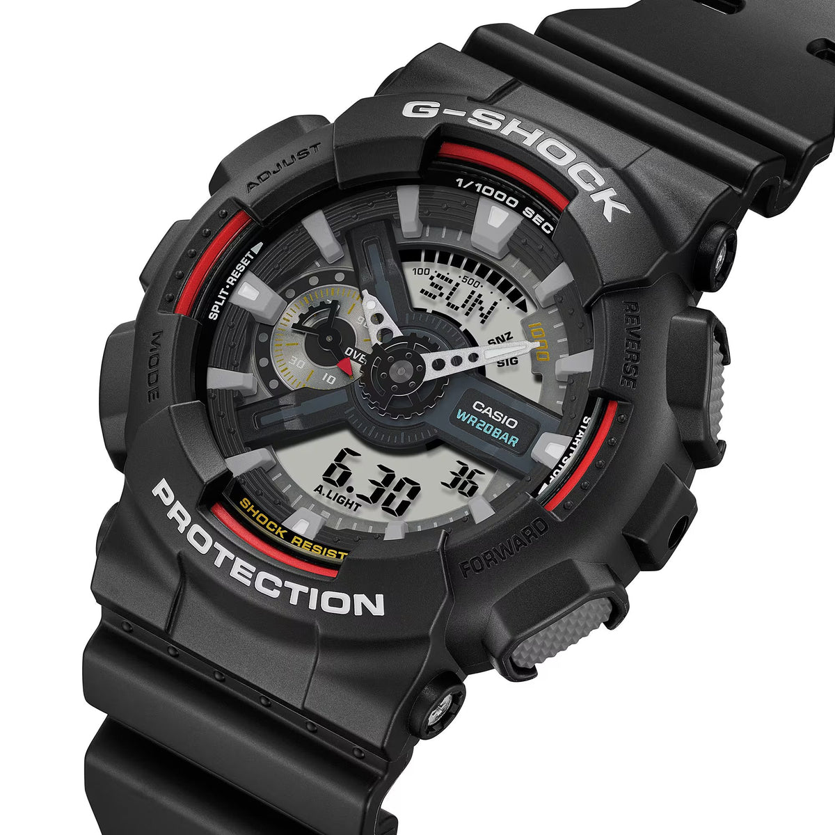 G-Shock ANALOG-DIGITAL 110 Series Quartz Men&#39;s Watch GA110RL-1A