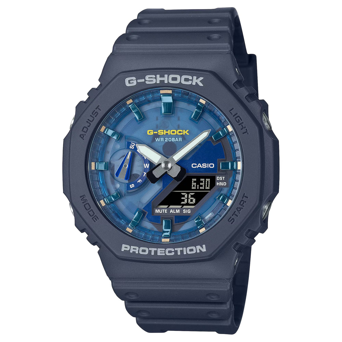 G-Shock ANALOG-DIGITAL 2100 Series Quartz Men&#39;s Watch GA2100AS-2A