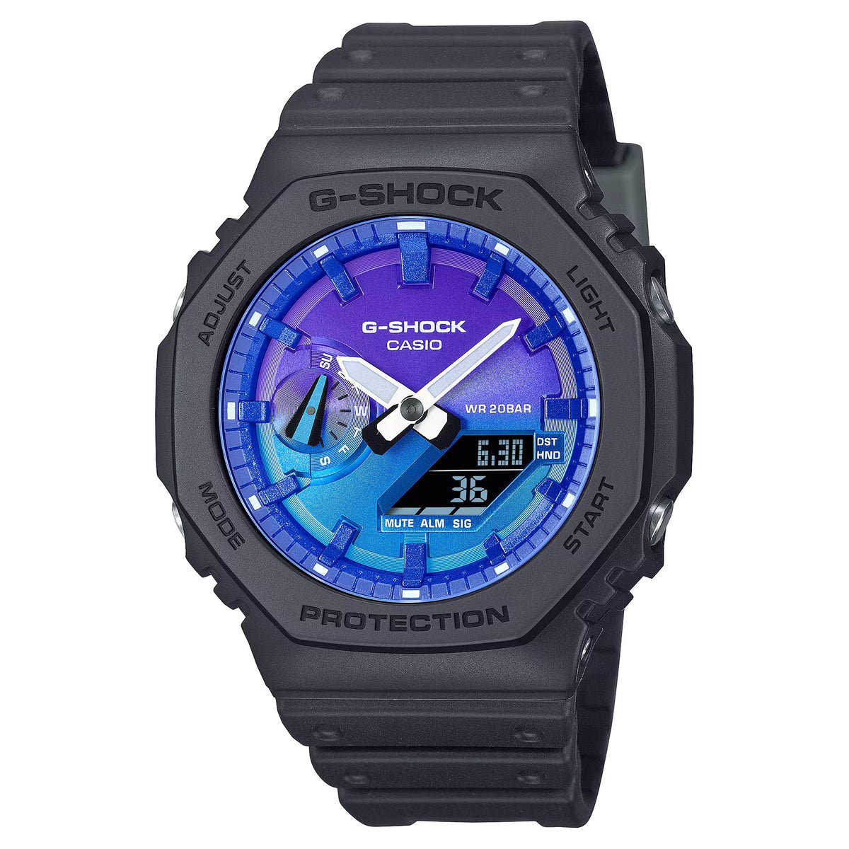 G-Shock ANALOG-DIGITAL 2100 Series Quartz Men&#39;s Watch GA2100FL-1A
