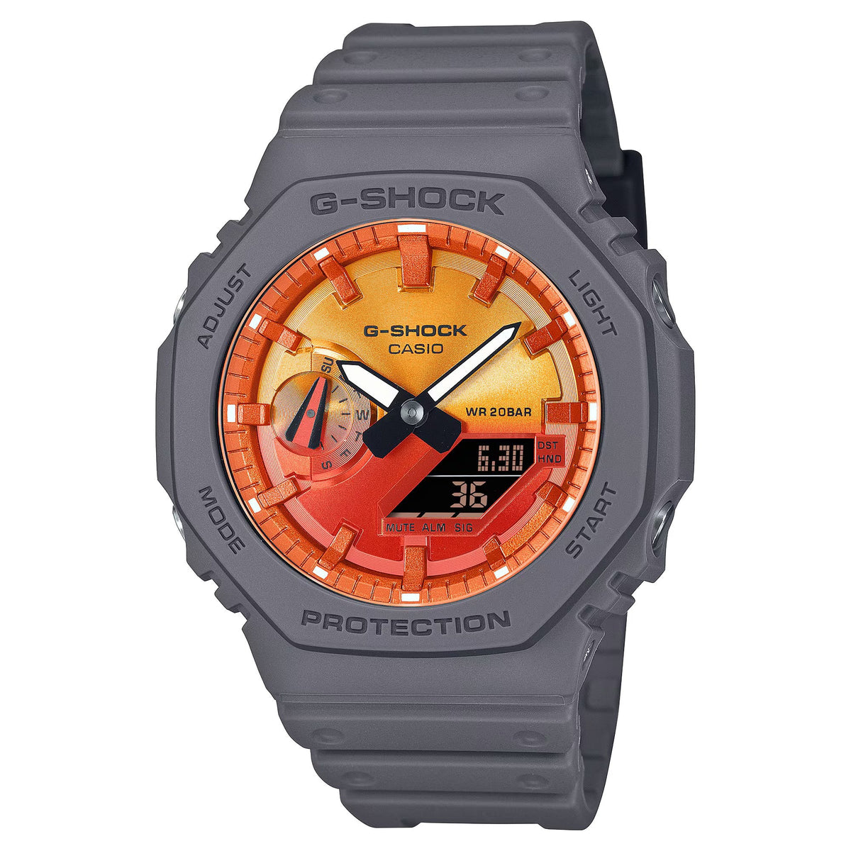 G-Shock ANALOG-DIGITAL 2100 Series Quartz Men&#39;s Watch GA2100FL-8A