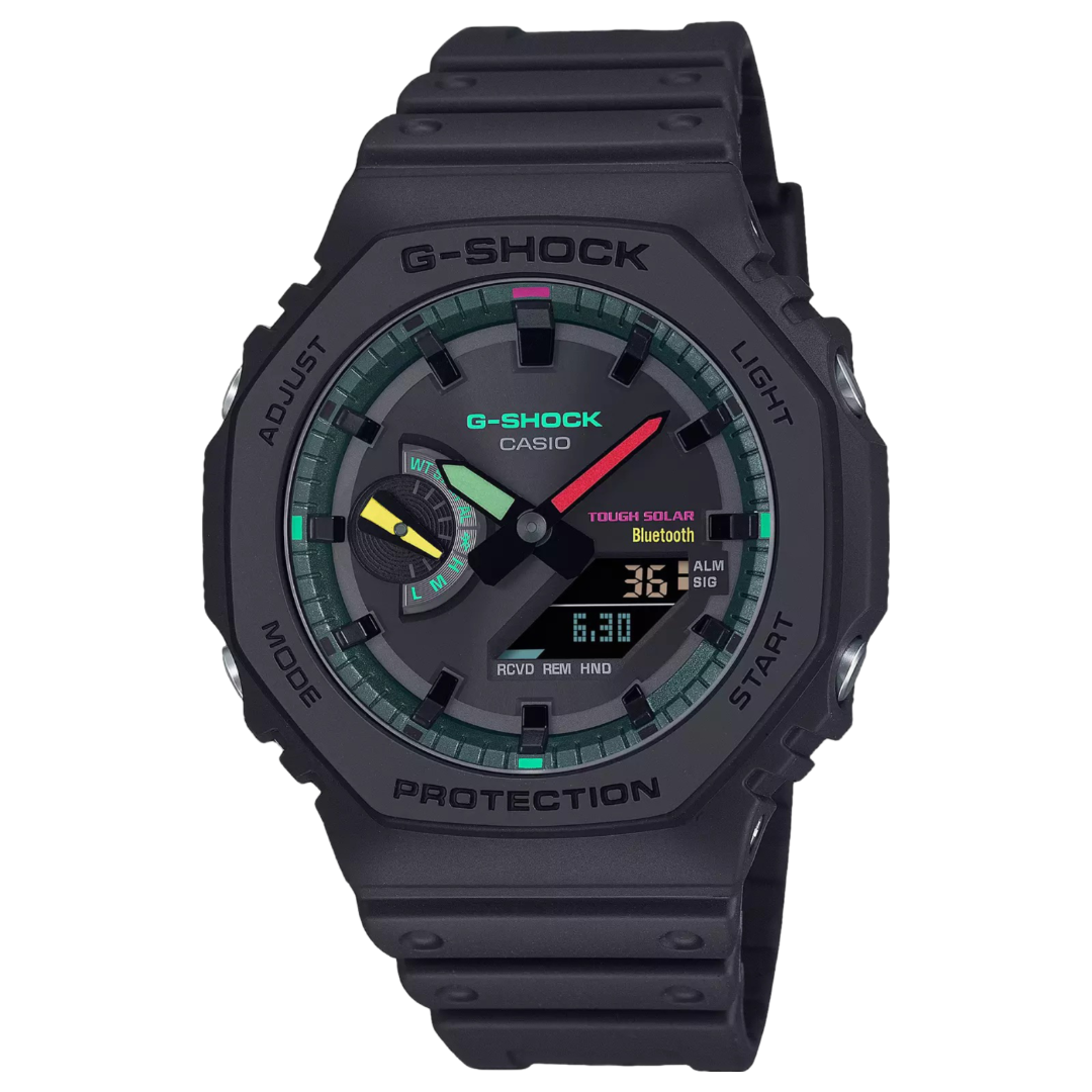 G-Shock 2100 Series Analog-Digital Solar Mens Watch GAB2100MF-1A